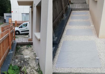 Pas japonais avant-après