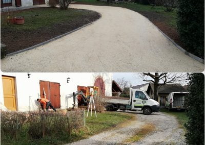 Rénovation d'une allée